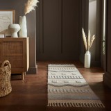 Cumpara ieftin Covor traversă Medina Jute Natural/Gri 60X230 cm, Flair Rugs