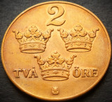 Cumpara ieftin Moneda istorica 2 ORE - SUEDIA, anul 1937 *cod 5264 A = excelenta, Europa, Bronz