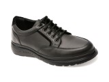 Pantofi OTTER negri, 5373, din piele naturala