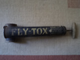 Pompa pulverizat din tabla veche pentru insecticide insecte fly tox vintage rara