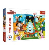 Cumpara ieftin Puzzle Trefl Mickey Mouse - Casa prietenilor amuzanti, 24 piese maxi