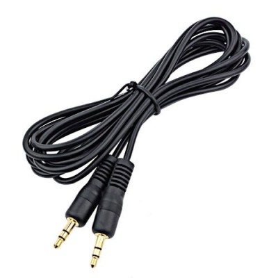 Cablu audio Jack Detech 3.5mm Tata, 3m, Stereo, negru foto