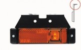 Lampa Gabarit LED Galbena 12-30V, 115mm x 30mm, YP-140Z, Suport Inclus, -40&deg;C - 100&deg;C, 2 LED-uri, Piese Auto