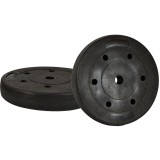 Disc Fitness Cauciucat 10kg, Diametru 26.5mm, Negru, ENERO FIT - Greutate HALTERA