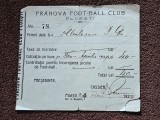Bilet / Abonament fotbal (RARITATE!-Anul 1927) - FC PRAHOVA PLOIESTI (Cotizatie suporter fotbal)