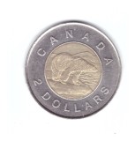 Moneda Canada 2 dollars/dolari 1996, stare buna, curata
