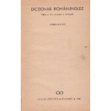 Dictionar roman-englez
