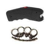 Cumpara ieftin Electrosoc TW 309 2.5 mil V 12cm + Box Cranii Argintiu, Autoaparare, Set cu Acumulator, Metalic Multicolor