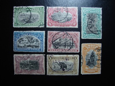CONGO BELGIAN 1915 SERIE foto