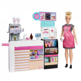 Cumpara ieftin Barbie Set Cafenea Cu 20 De Accesorii, Mattel