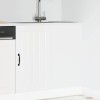 VidaXL Dulap de bază pentru bucătărie &bdquo;Lucca&rdquo; din lemn prelucrat alb 854308