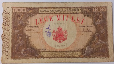 Romania , 10.000 Lei Mai 1945 foto