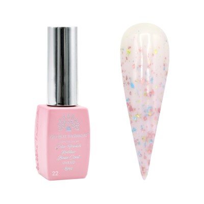 Baza Foil, baza cauciucata pentru unghii, Global Fashion, 8ml, 22 foto
