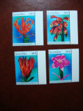 LESOTHO SERIE FLORI MNH, Nestampilat