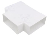 Accesorii: teu plat albă ABS 110x55mm