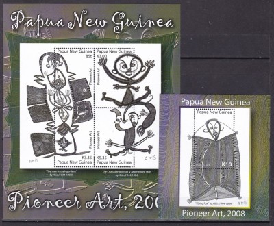 Papua Noua Guinee 2008 arta moderna MI bl.61,62 MNH w63 foto
