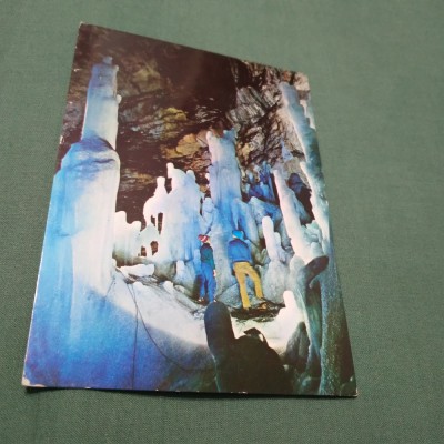 CARTE POSTALA NECIRCULATA MUNTII APUSENI -PESTERA GHETARUL DE LA SCARISOARA foto