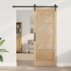 Ușă Interioară &quot;ORKDAL&quot; 83x211x4 cm Lemn Masiv de Pin