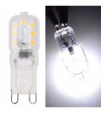 Bec cu LED-uri Mini G9 5W Alb Cald Milky SMD2835, Reglabil