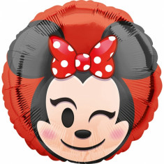 Balon folie 45 cm Minnie Mouse Emoticon, Amscan 36751 foto