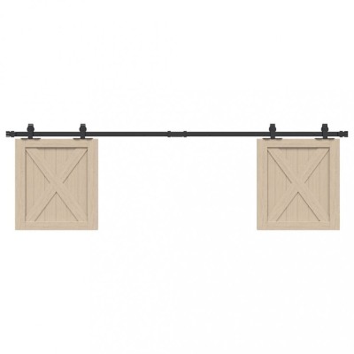Gossi set usi glisante pentru dulap 183 cm otel carbon foto