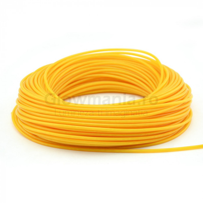 Fir electroluminescent neon flexibil EL wire 2,3 mm galben