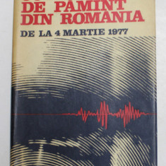 CUTREMURUL DE PAMANT DIN ROMANIA DE LA 4 MARTIE 1977 de STEFAN BALAN ... ION CORNEA , 1982