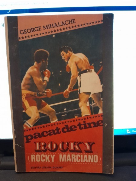 George Mihalache - Pacat de tine, Rocky (Rocky Marciano) cu dedicatia autorului