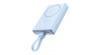 Joyroom Powerbank JR-PBM01 magnetic 10000mAh 20W cu suport + cablu Lightning - USB-C - albastru