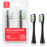 Cumpara ieftin Oclean Brush Head Plaque Control capete de schimb pentru periuta de dinti Black 2 buc