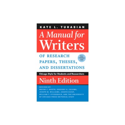 A Manual for Writers of Research Papers, Theses, and Dissertations, Ninth Edition: Chicago Style for Students and Researchers foto