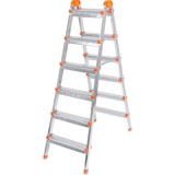 Cumpara ieftin Scara dubla din otel 6+6 trepte, 130cm inaltime, 120kg, 7.9kg , Perilla 12504