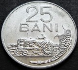 Moneda 25 BANI - RS ROMANIA, anul 1966 *cod 4051 = luciu de batere, Aluminiu