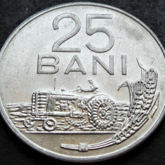 Moneda 25 BANI - RS ROMANIA, anul 1966 *cod 4051 = luciu de batere