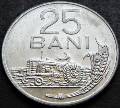 Moneda 25 BANI - RS ROMANIA, anul 1966 *cod 4051 = luciu de batere foto