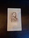 Fotografie tip CDV Portret Barbat , Berlin - Friedrich Jacobeit