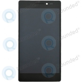 Capacul frontal al modulului de afișare Lenovo Vibe X2 + LCD + digitizer negru foto