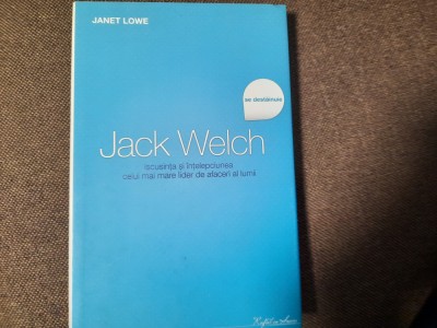 JANET LOWE - JACK WELCH SE DESTAINUIE 26/Ș3 foto