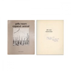 Gellu Naum, Copacul-animal, 1971, cu dedicație pentru Nina Cassian