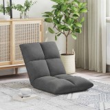 vidaXL Scaun de podea Gri &icirc;nchis 50 x 61 x 57 cm Catifea 42028151
