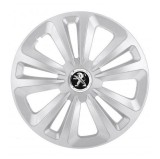 Set 4 Capace Roti Terra Gri R14 pentru Peugeot