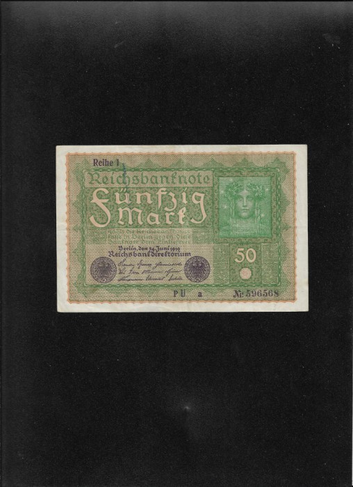 Germania 50 mark marci 1919 seria596568