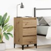 VidaXL Dulap de noapte stejar artizanal 40 x 35 x 70 cm Lemn compozit 863438