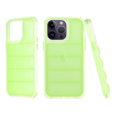 Husa iPhone 13 Pro Max Techsuit Wave Shield, verde foto