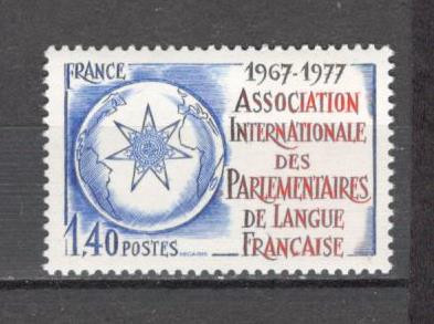 Franta.1977 10 ani Asociatia parlamentarilor de limba franceza XF.417 foto
