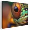 Tablou ochi reptila detaliu verde galben negru 1653 Tablou canvas pe panza CU RAMA 60x90 cm