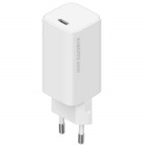 Incarcator retea Xiaomi Mi GaN, Fast Charger 65W, Type C, Alb