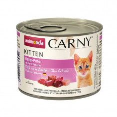 Animonda Carny Carny Kitten Baby Paté - carne de vită și pui 200 g