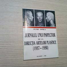 JURNALUL UNUI INSPECTOR de la DIRECTIA ARTELOR PLASTICE - Petre Oprea - 1996