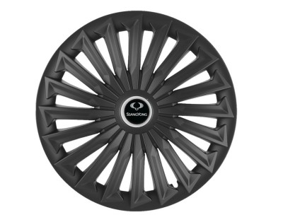 Set 4 capace roti pentru SsangYong, model Joy Black, R15 foto